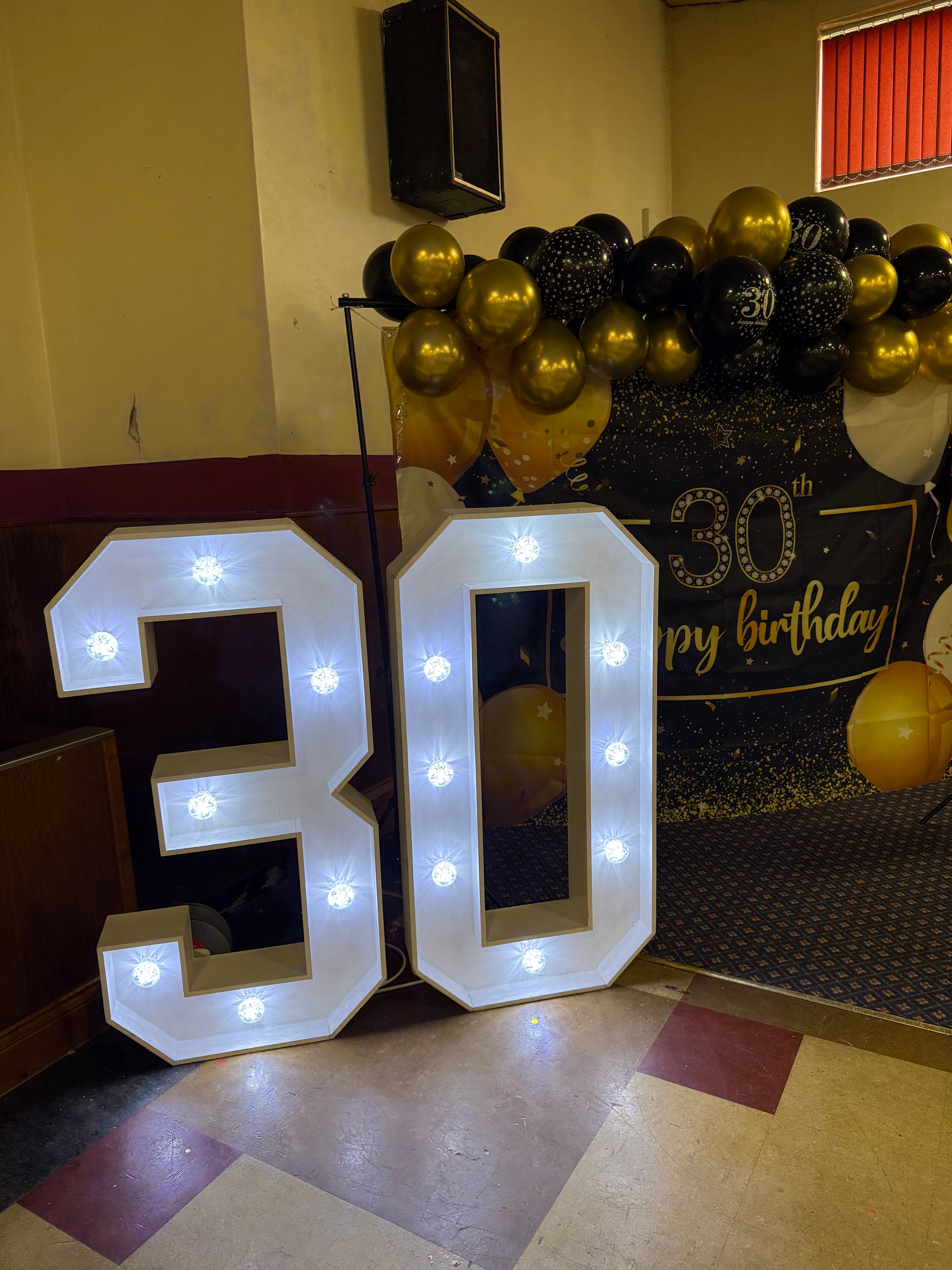 LED Number Hire only