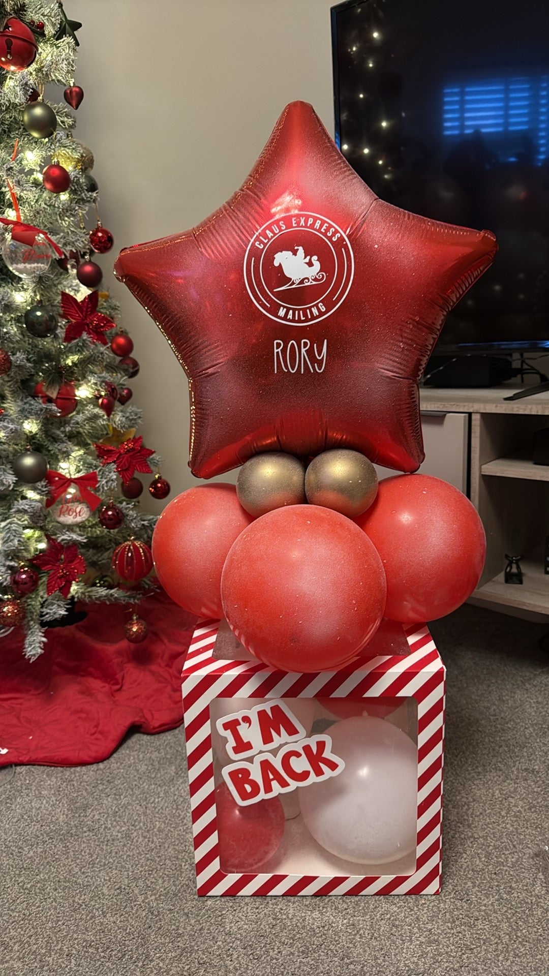 Christmas balloons