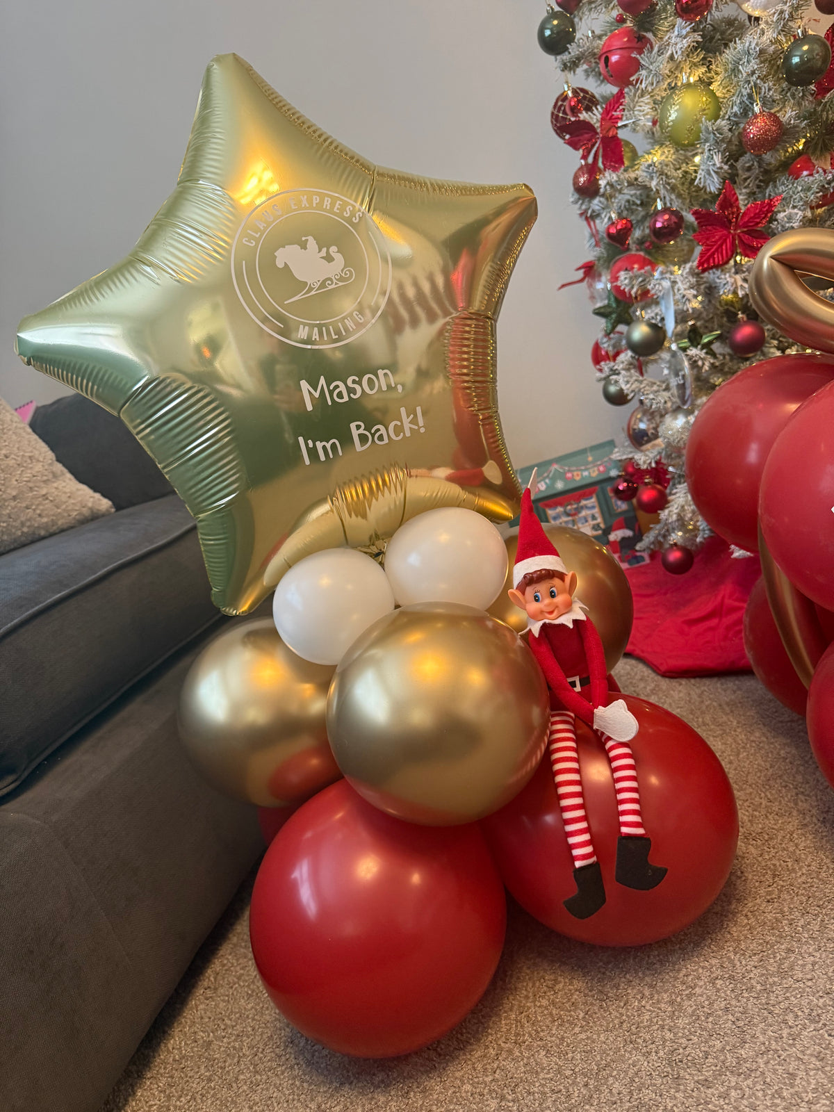 Christmas balloons
