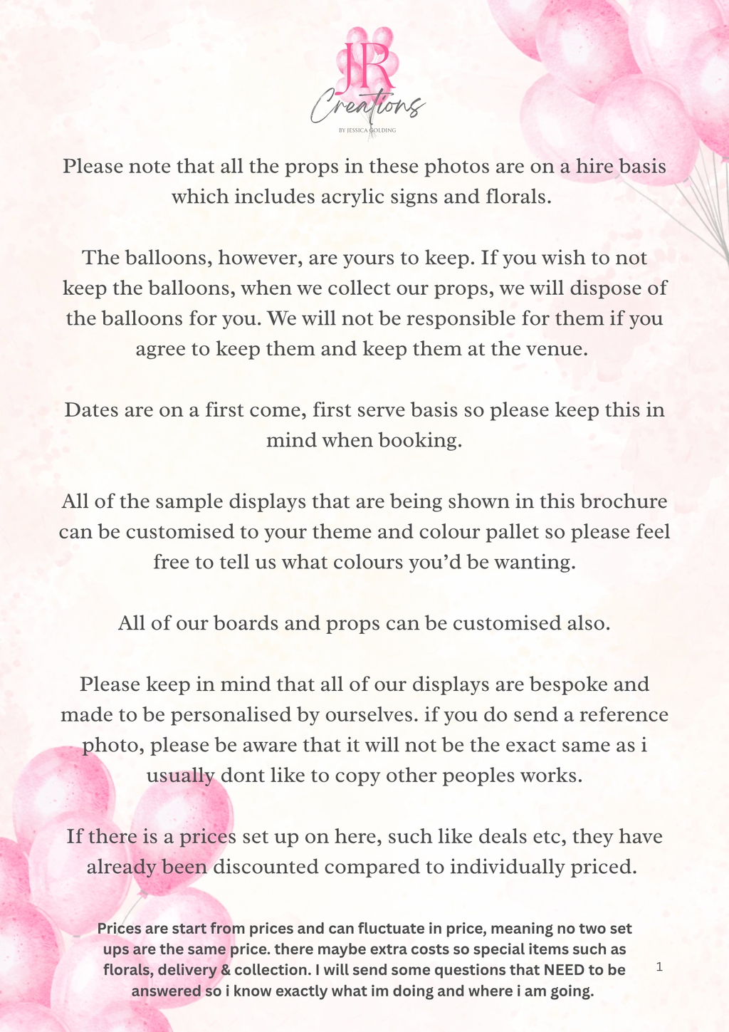 Balloon Brochure