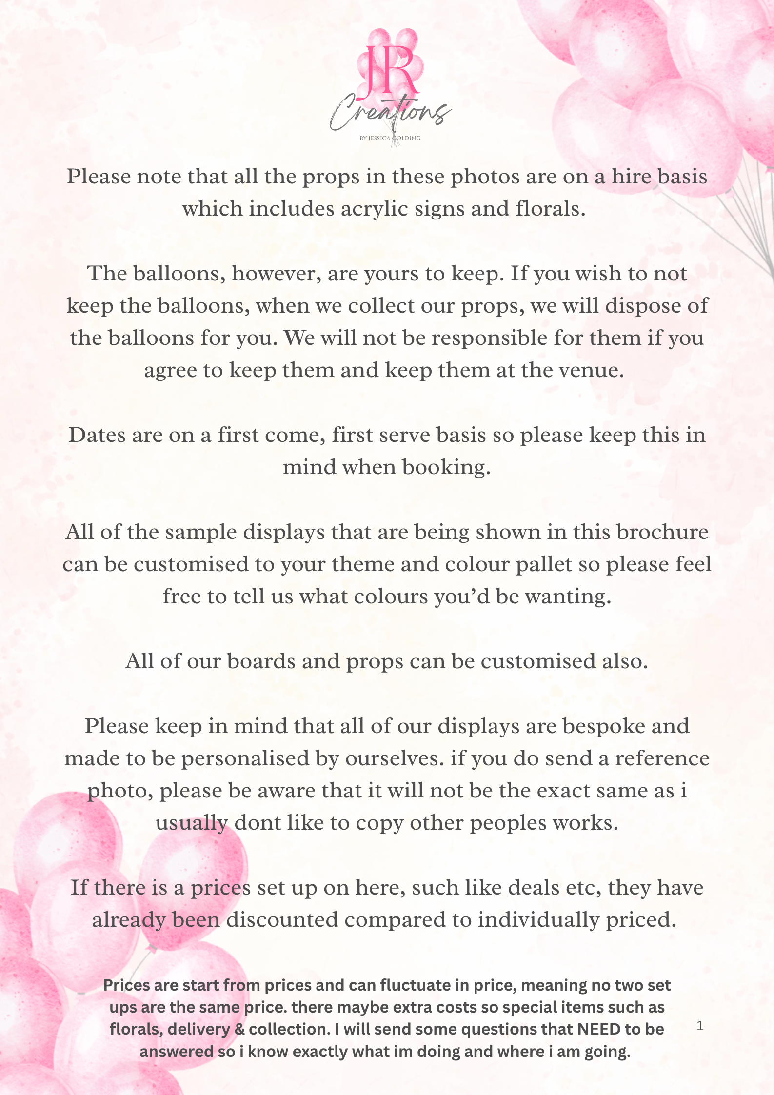 Balloon Brochure