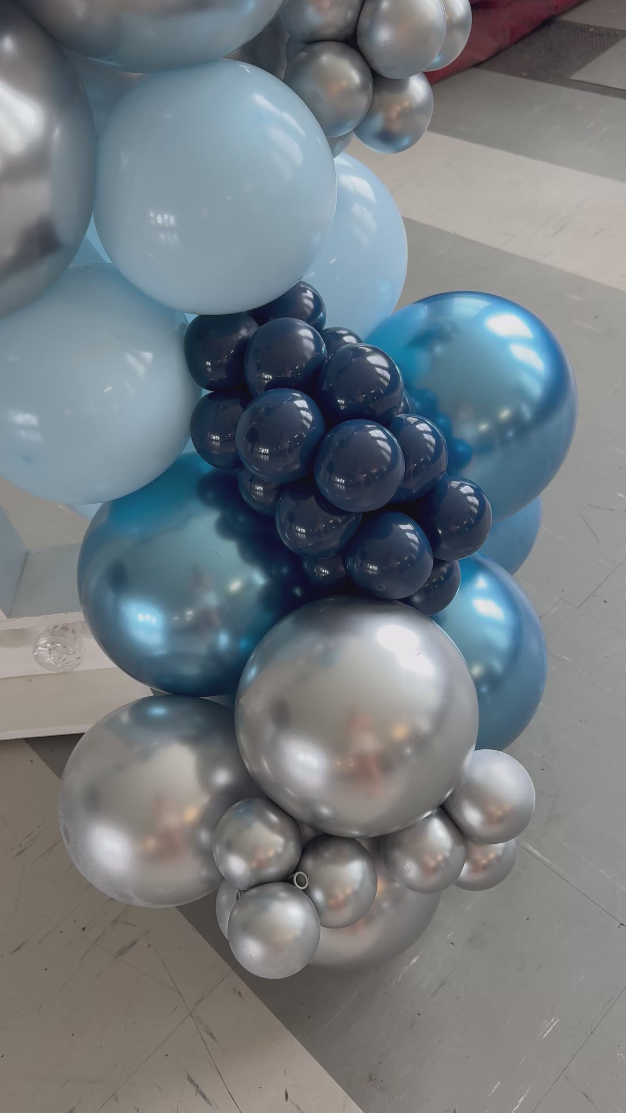 LED numbers with Balloons